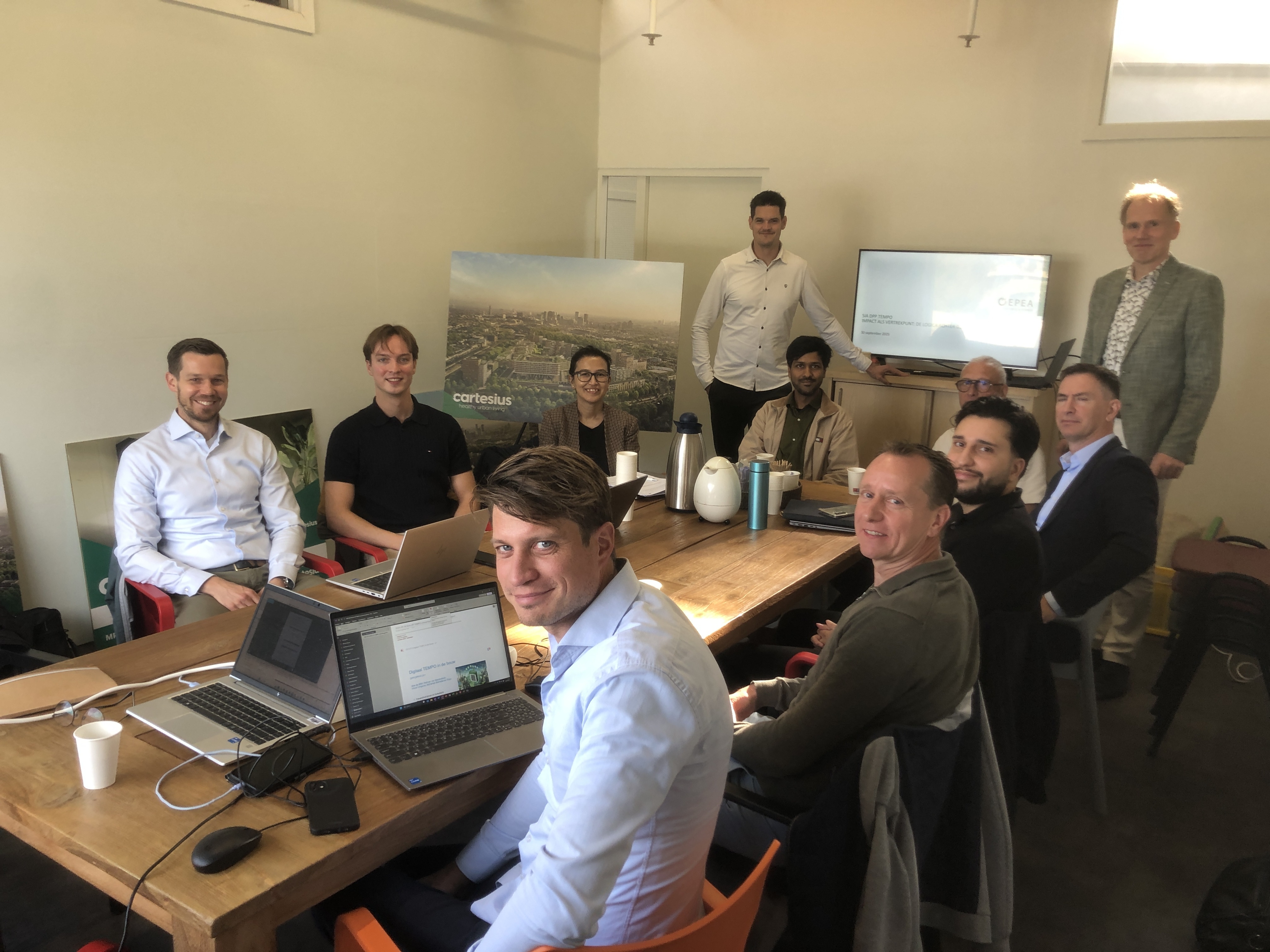 Projectteam Digitaal TEMPO in de bouw