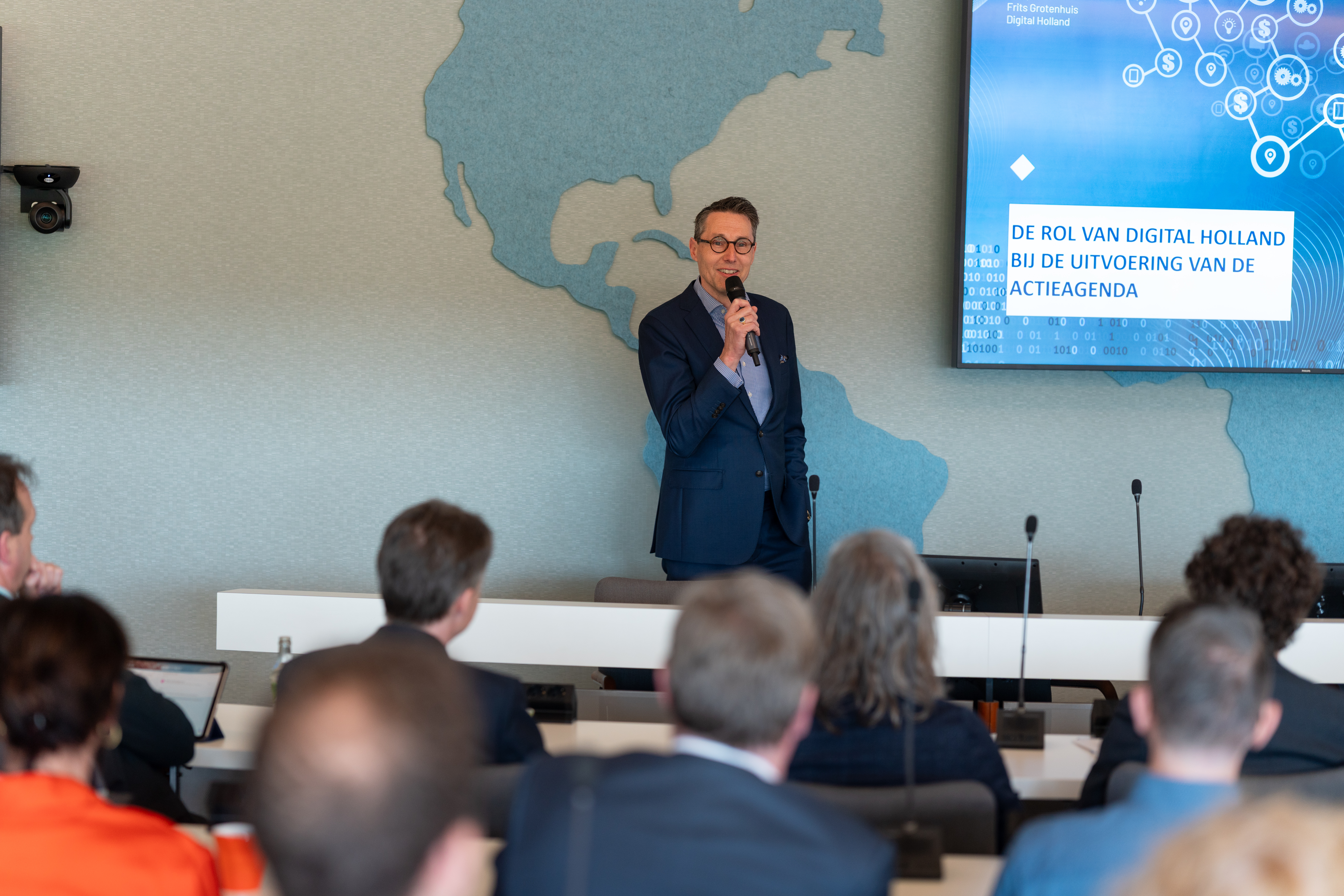 Frits tijdens kick off AA AI en Data
