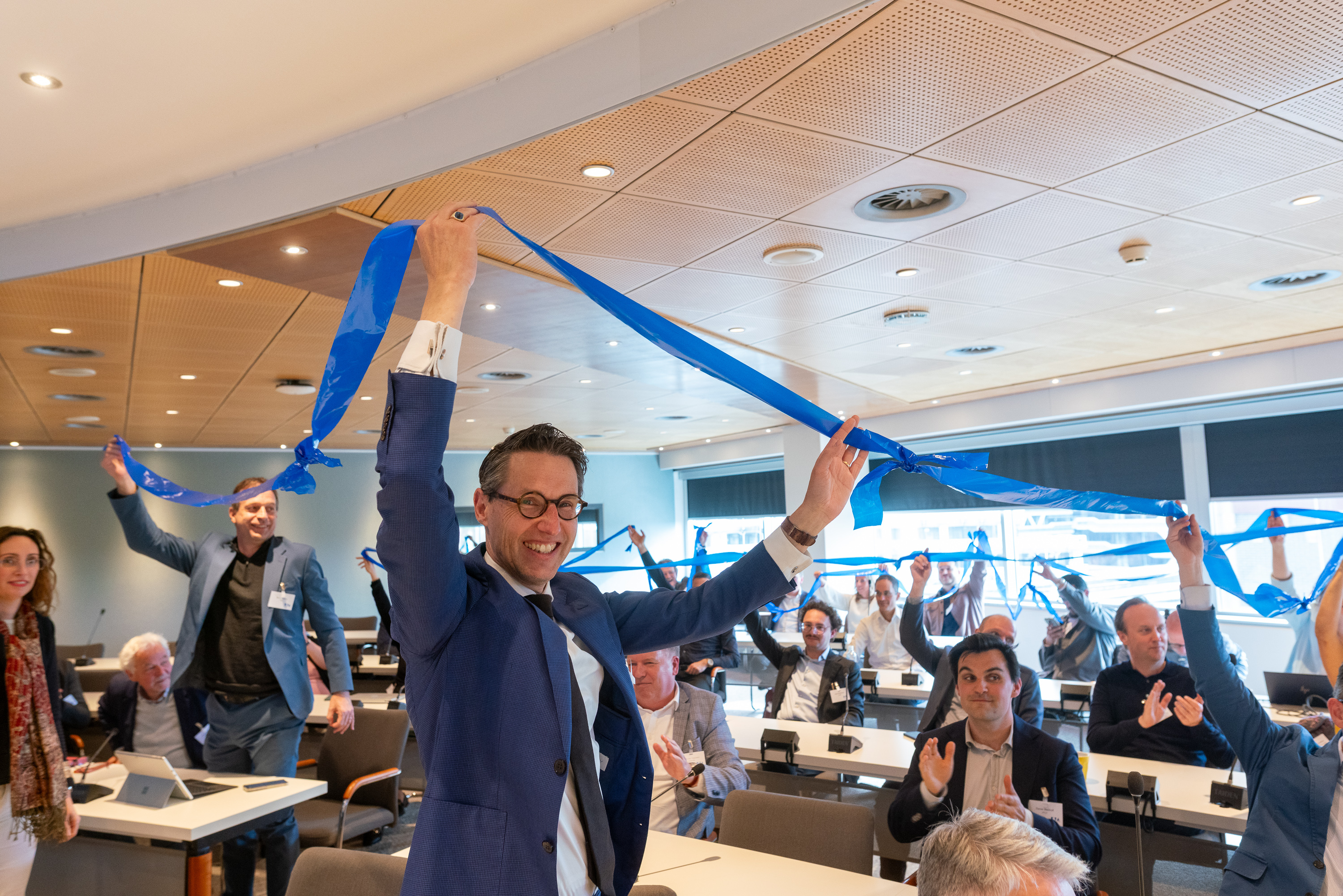 Omgekeerd lintje knippen